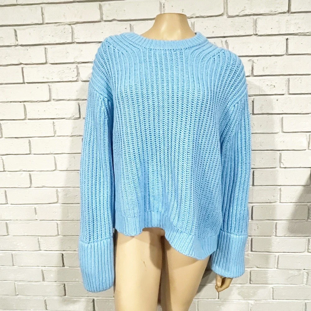 J. Crew Heritage cotton fisherman crewneck‎ sweater